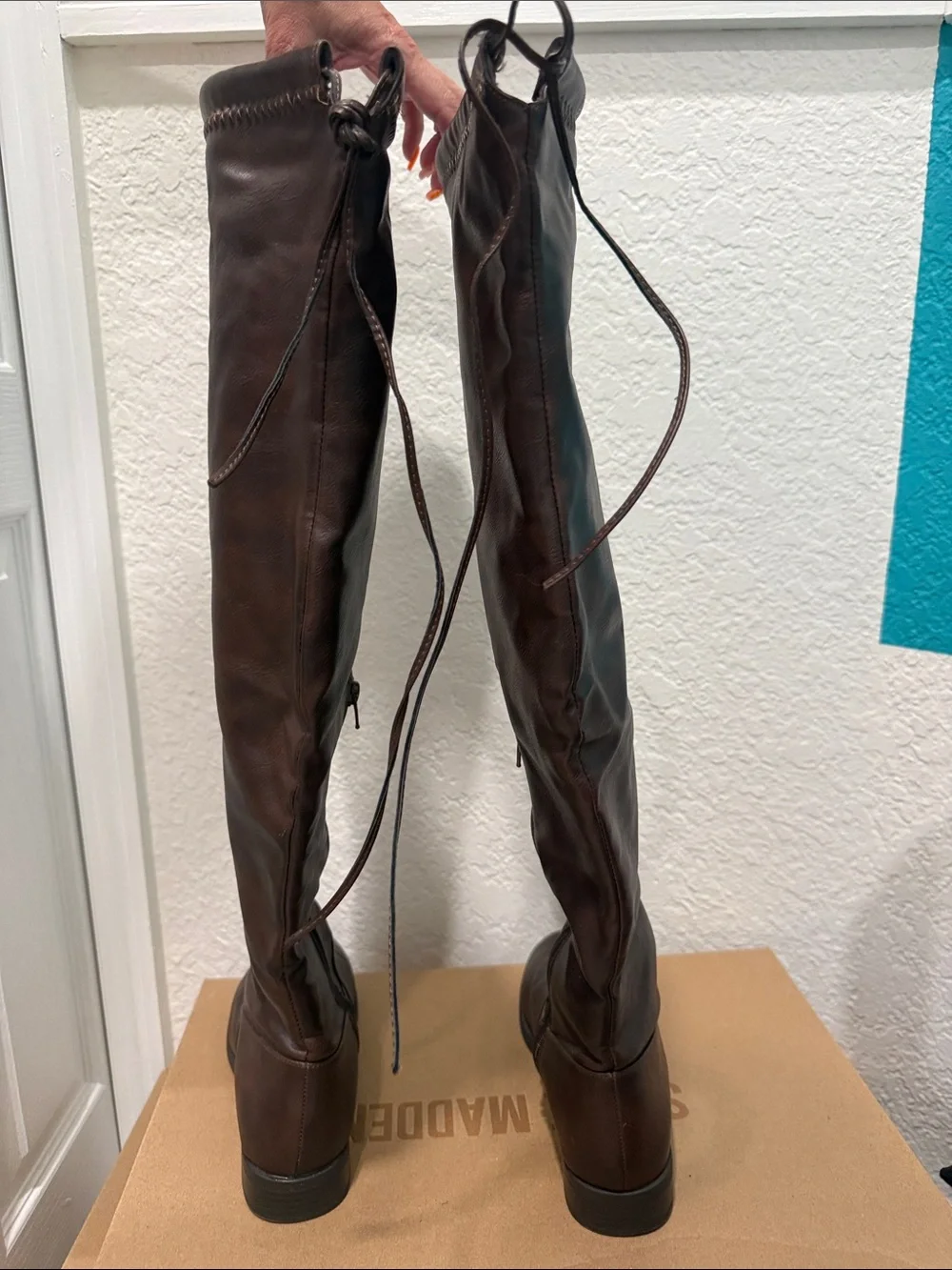 Charlotte Russe Dark Brown Over-the-Knee Boots